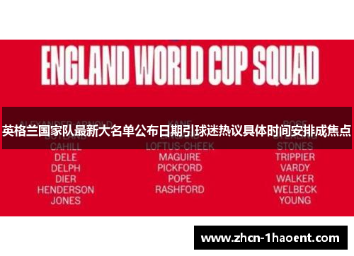 英格兰国家队最新大名单公布日期引球迷热议具体时间安排成焦点 英格兰国家队最新大名单公布日期引球迷热议具体时间安排成焦点